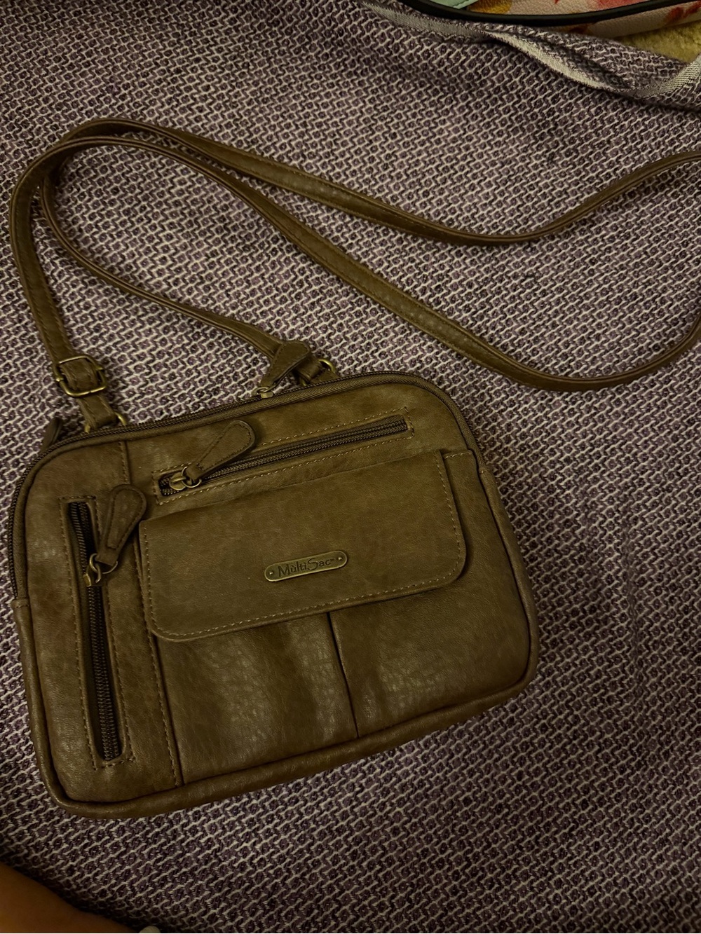Brown Leather Crossbody